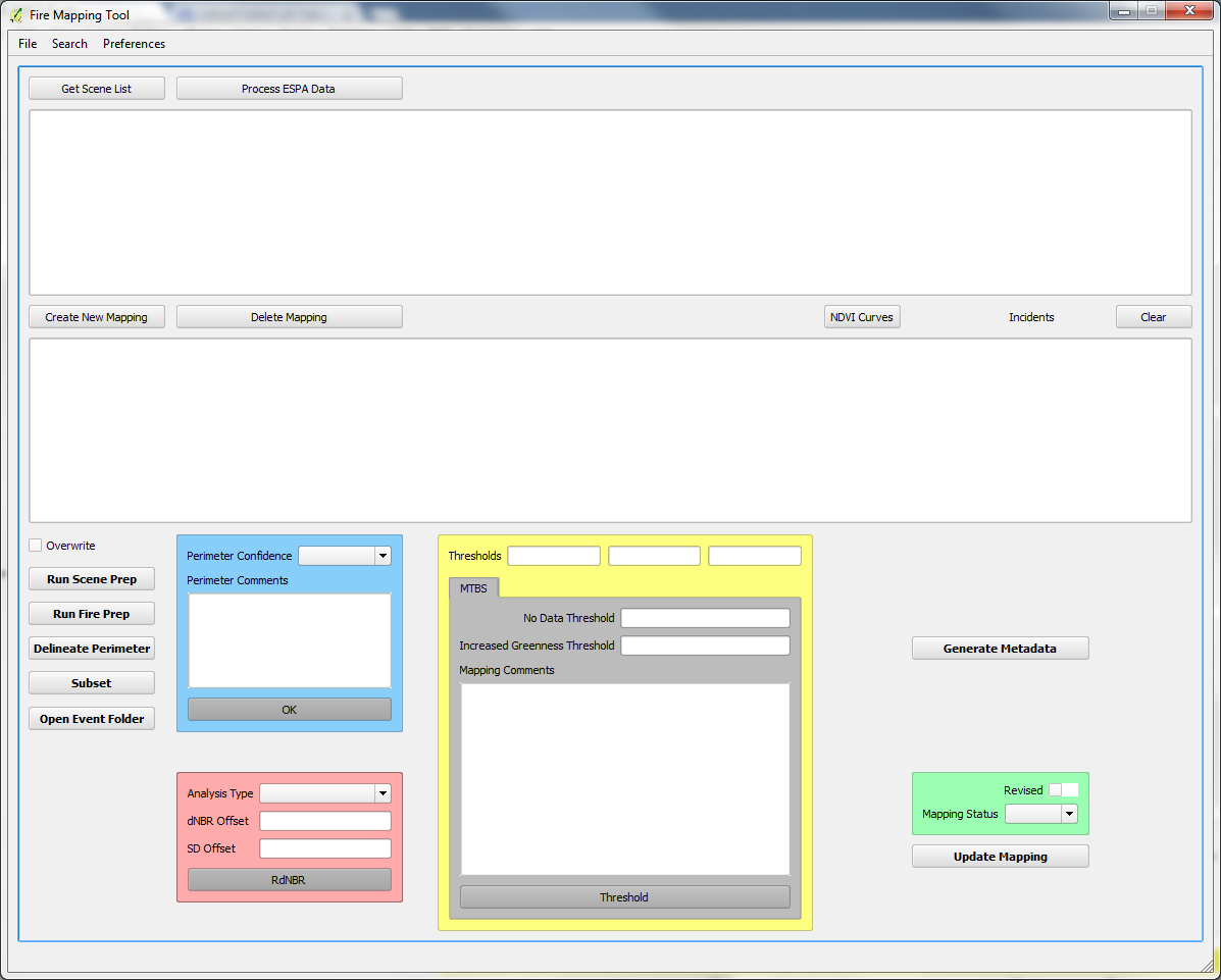 Main user interface of the QGIS FMT screenshot.